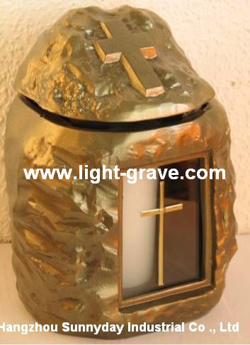 Ceramic Memorial Candle,Ceramic christian light,Ceramic Grave candles
