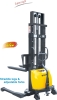 Straddle Legs and Adjustable Forks Semi-Electric stacker