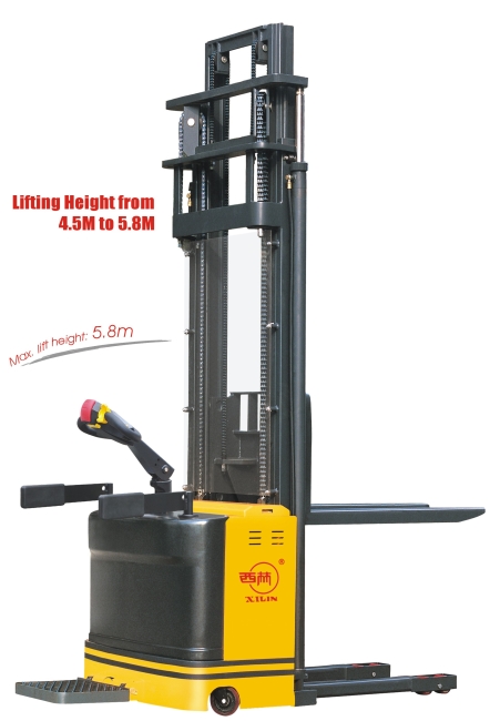High lift electric reach truck stacker from China manufacturer - Ningbo ...