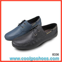 wholesale high quality man made leather casual shoes