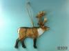 100% handmade wooden carved deer