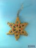 handcraft wooden carvings snowflake