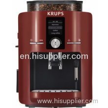 Krups EA8255001 - Espresseria Full Automatic Espresso Machine, Red