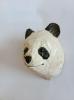 wooden carved panda shape fridge magnet