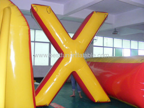 Big X Paintball Bunkers Inflatable