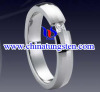 Tungsten Carbide Diamond Ring