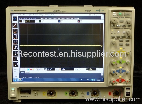 Agilent/HP DSO9064A Oscilloscope: 600 MHz, 4 Analog Channels