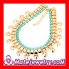 Wholeslae Bubble Bib Gold Chunky Chain Choker Necklace