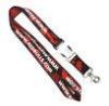 Staff Lanyards, Promotional Custom Polyester Woven Lanyard With Buckle, Hook