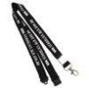 ECO Friendly Straps Lanyards, Recycle PET Lanyard With Plastic Buckle, Metal Hook, Crimp