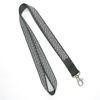 Grey Colorful Silk Printing Nylon Lanyard With Metal Hook, Ticket Holder Llanyards