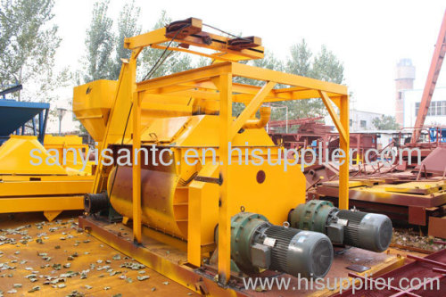 Double-Horizontal-Shaft Forced Concrete Mixer JS1500