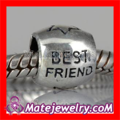 Best Friend Friendship european Silver Bracelet Beads Wholesale