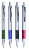 Promotional ballpen with silver barrel