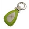 New style! Loop leather & metal strap keyring/Leather key chain/Leather keyfob