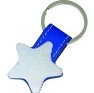 custom shaped pu keychain with metal star