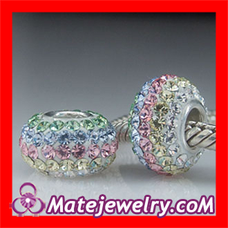 China Colorful Large Hole european Swarovski Crystals For Sale