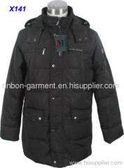 2013 MENS LATEST FASHION BLACK WINTER LONG COAT.