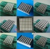 5 x 7 or 5 x 8 or 6 x 7 or 8 x 8 or 16 x 16 Square dot matrix led display for various size and colors available