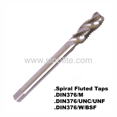 Machine taps DIN376/M Spiral fluted taps