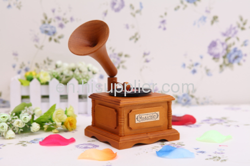 Gramophone vintage retro emulation gramophone music box