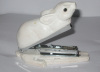 Lovely White Rabbit Shape Wooden Stapler