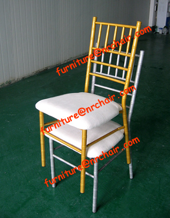 shanghai wholesale wedding metal tiffany stacking chiavari chair