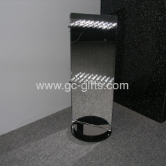 Rotary black countertop display stands for jewelry