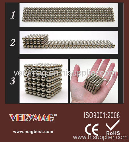 5mm Neocube,Magnet ball,buckyball with CE-EN71 and SGS certifications