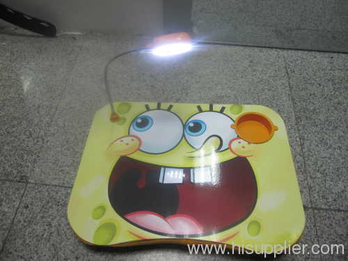 With led lights laptop cushion colorful for you choose