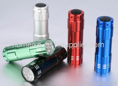 9 LED Aluminium Flashlight