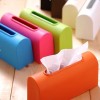 plastic colorful tissue box