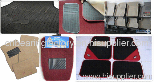 BMW/Buick/TOYOTA/ HONDA/ Volkswagen Car carpet floor mat with PVC 2.2mm backing grabber nib