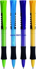 Promotion ballpoint pen with black rubber