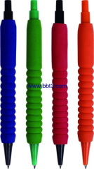 Promotional plastic ballpoint pen with EVA barrel