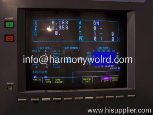 Monitor Display For Mazak 610 CNC Lathe Display