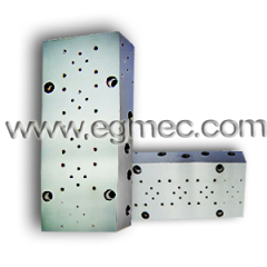 Hydraulic valves of size 6mm, custom design cetop3 manifold block