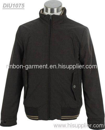 2013 NEW MENS BLACK WINTER PADDED JACKET