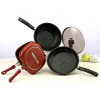 Happy Call 4pc Diamond Coated Frypan Set