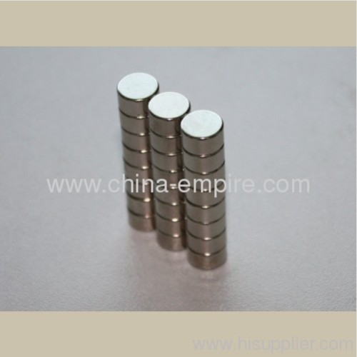 N35 Nickel-plated disc NdFeB magnet