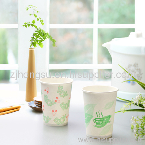 hot cool waterdrink paper cups