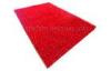 Scarlet Polyester Shaggy Pile Rug, Modern Area Rugs For Decorative, Commercial