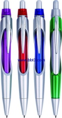 Promotion ballpoint pen with transparent body