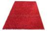 Red 1200D Soft Silky Polyester Shaggy Rug, Home, Hotel, Floor Contemporary Area Rugs