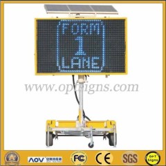 Solar Powered LED Full Matrix VMS Trailer B Size