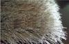 Polyester Floor Area Rugs, 1200D Soft Silky Pile Shaggy Rug With Silver Filament