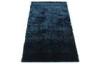 Hand-tufted Silky Floor Area Rug, Navy Blue Viscose Shaggy Carpet Rugs Customzied