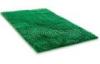 Personalized Deep Green Polyester Shaggy Area Rug, Modern Floor Rugs For Play Room