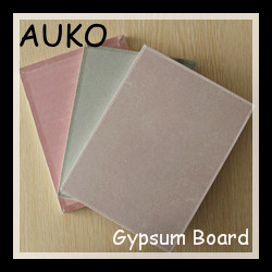 acoustic gypsum plasterboard/drywall for interior decoration