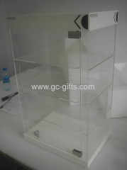 Countertop lockable acrylic display cases